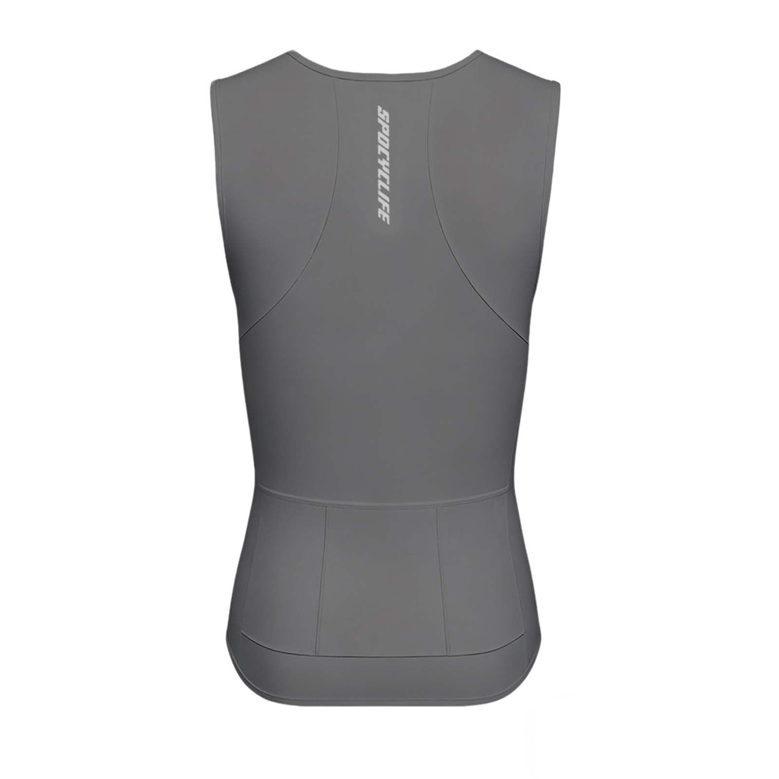 Maillot de Cyclisme sans Manches Homme Respirant et Léger, Maillot de Vélo de Débardeur Homme à Séchage Rapide avec 3 Poches Idéal pour Cyclisme et l'Entraînement
