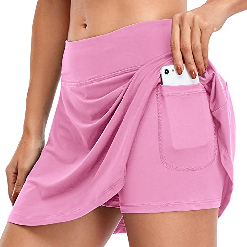 Shorts saias esportivas tênis interior golfe com bolsos saia elástica saia saia vestido de noite com
