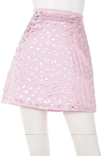 Amazon Bubbles バブルス メタリックレオパードスカート ピンク M スカート 通販