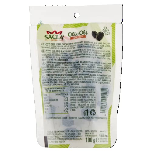 Saclà Olives Noires Toastées, 100g – vue 5