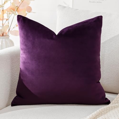 Artscope Housse de Coussin en Velours Décoratif Canapé Taie d'oreiller Super Doux Decoration...