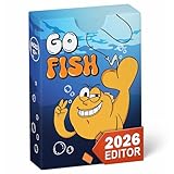 KING PRINT Go Fish Yourself Card Game – Adult Party Game, Funny Fish Card for Holiday Nights, Gag Gifts for Friends | 52 Cards, 13 Pairs, 2+ Players