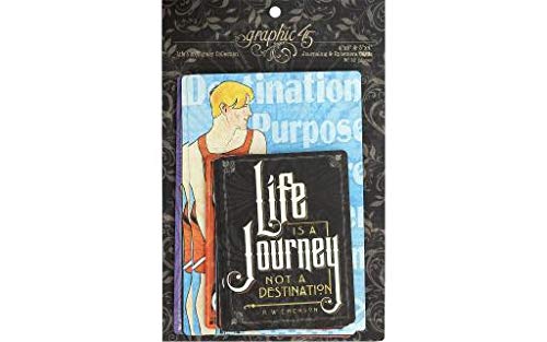 Graphic 45 4501950 Life's Journey EPHEM Cards, (16) 4
