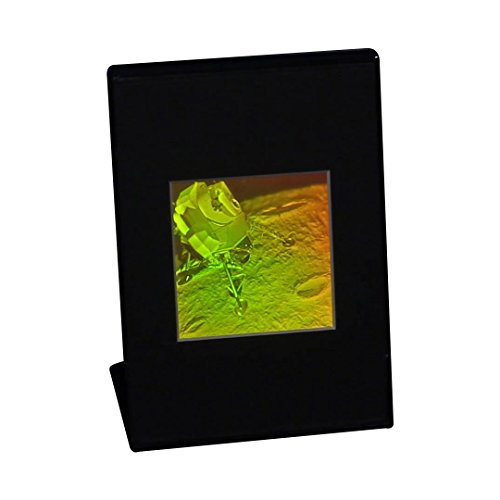 3D Lunar Lander Hologram Deskstand, Collectible Polaroid Photopolymer Film #TOP1