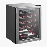 ✅ CONSERVA TUS BOTELLAS DE VINO: EAS ELECTRIC EMR24VN1 Vinoteca con capacidad para 24 botellas de libre instalación. Es ideal para conservar el vino en espacios reducidos, y tenerlo listo para disfrutar cuando quieras. Tiene un diseño muy cómodo y ligero. Puede adaptarse a cualquier estancia de la casa.