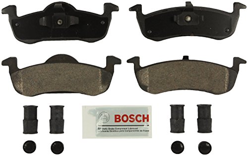 BOSCH BE1279H Blue Semi-Metallic Disc Brake Pad Set With Hardware - Compatible With Select Ford Expedition; Lincoln MKT, Navigator; REAR