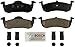 Bosch BE1279H Blue Disc Brake Pad Set with Hardware for Select Ford Expedition and Lincoln MKT/Naviagator SUVs - REAR
