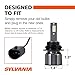 SYLVANIA 9007 LED Ultra - Fog Lights For Cars and Trucks - Headlight Bulbs for Off Road Powersports - 6000k Cool White LED Light - Maximum Lifespan - No Polarity - DIY Upgrade