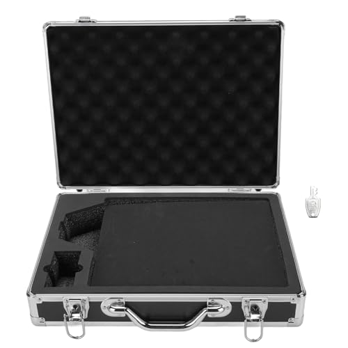Estuches duros de aluminio para viaje con mini kit del plato y almacenamiento seguro
