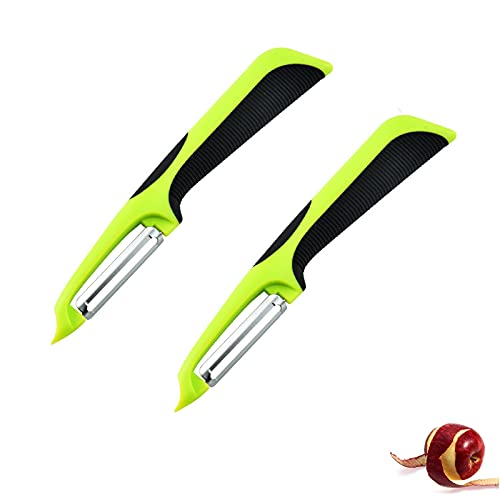 Éplucheur Éplucheurs de pommes de terre Éplucheur Légumes et Fruits Multifonction Econome Legumes Éplucheur Universel Poignée Antidérapante Pratique Eplucheur Pomme de Terre/Carottes/Fruits 3 pièces