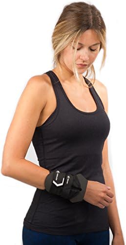 DonJoy Performance Anaform Wrist Wrap for Radial or Ulnar deviation, Sprains, Tendonitis, Carpal Tunnel & Wrist instabilities - Double Wrap Design for Athletes and Active Users, Large/X-Large - 4