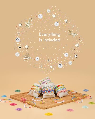 DoDoBeads Kit de fabricação de pulseiras, 10.000 peças de contas de semente de vidro de 3 mm para fa