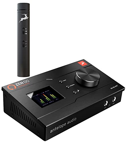 Antelope Audio Zen Go Synergy Core 4X8 Bus-Powered Thunderbolt 3 Audio Interface With Edge Note Mic, Bitwig Daw And 50 Fx Included #TOP22