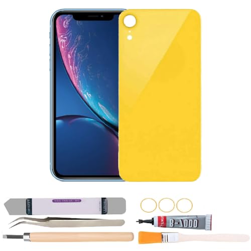 Coque arrière iPhone XR cassée ? Remplacez la vitre jaune grâce aux outils inclus