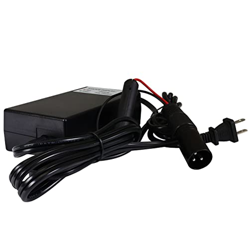 Mighty Max Battery 24V 2Amp Charger for Currie E-Ride 16" Folding Bike Automatic XLR Plug