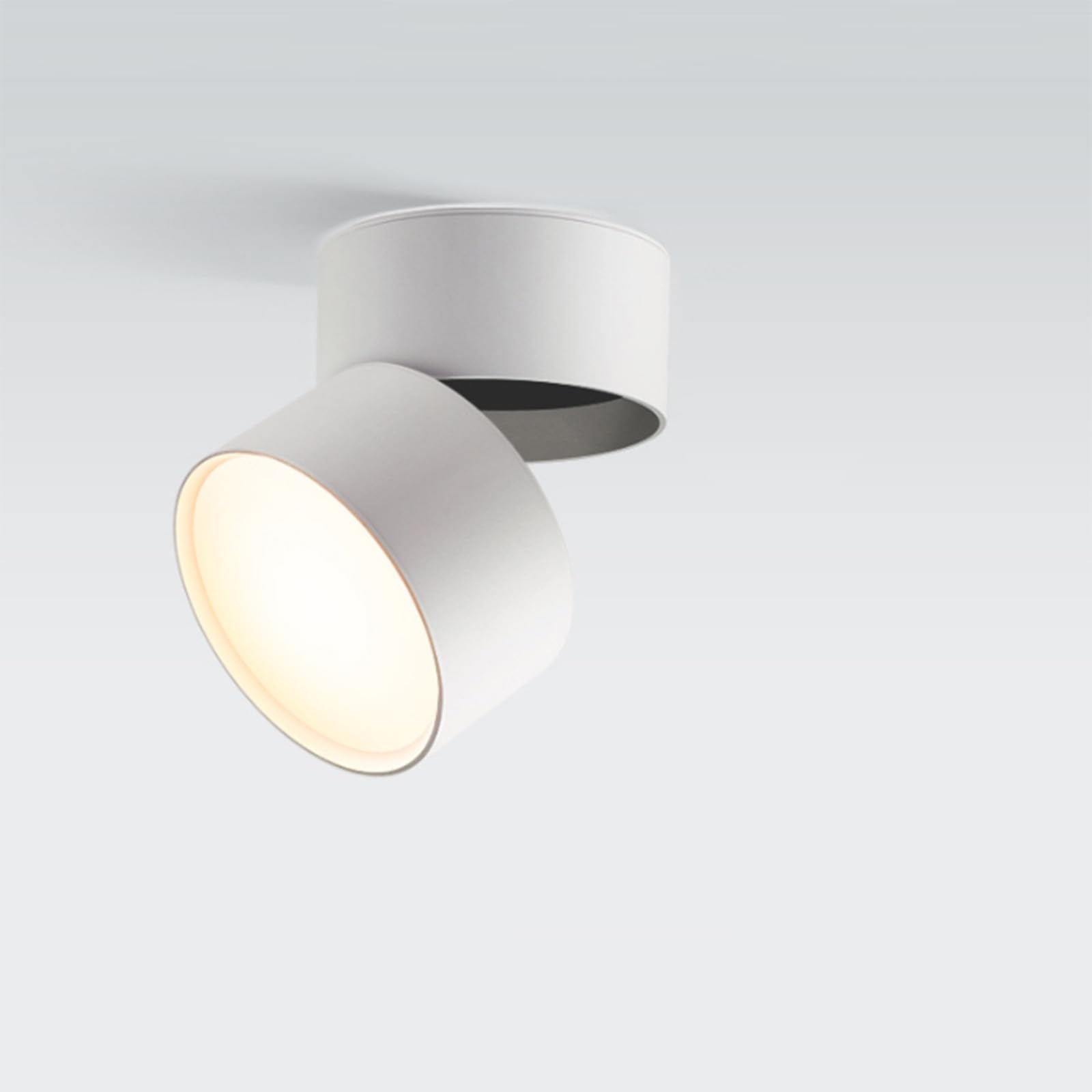 Plafonnier LED encastré 18W blanc lot de 2 pour cuisine et salon moderne