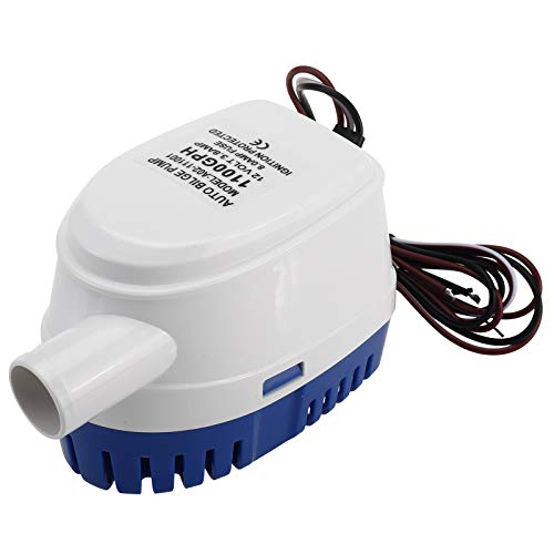 Dasmarine 12V Automatic Submersible Boat Bilge Water Pump 1100Gph Built-In Auto Float Switch (1100Gph) #TOP7