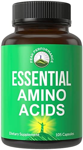 All 9 Essential Amino Acids Supplement. Capsules With 3x More Leucine For Muscle Recovery, Growth. EAA Supplement Better Than BCAA / BCAAS Branched Chain Aminos Acid. USA Tested EAAs For Men + Women