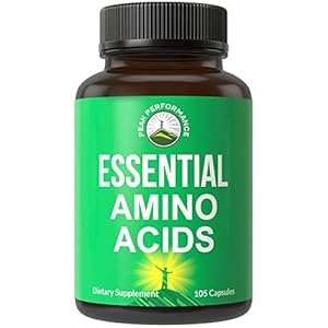 All 9 Essential Amino Acids Supplement. Capsules With 3x More Leucine For Muscle Recovery, Growth. EAA Supplement Better…