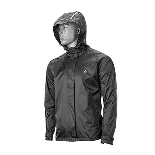 AxBALL Jaqueta de chuva para ciclismo, leve, à prova d'água, corta-vento, acampamento, capa de chuv