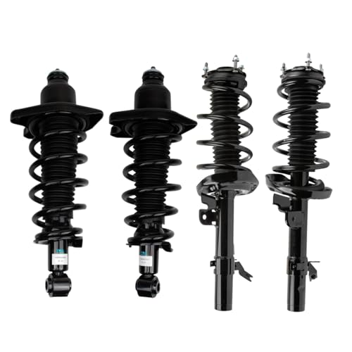 Image of TRQ Front and Rear Strut & Coil Spring Assembly Set Driver & Passenger Sides Compatible with 17-23 Honda Ridgeline