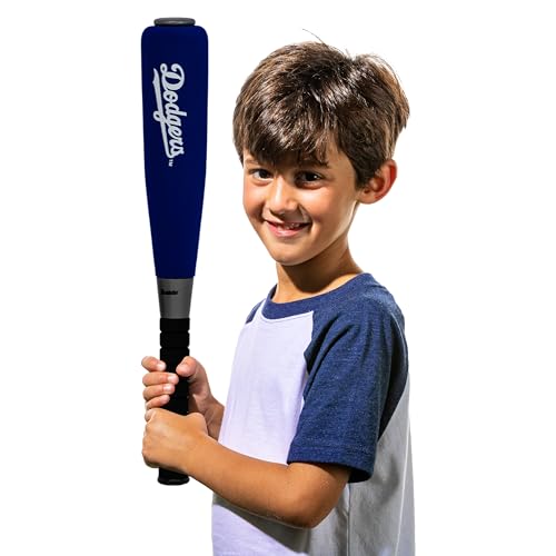 Image of MLB Los Angeles Dodgers Team Jumbo Foam Bat and Ball Set, 21-Inch, Blue
