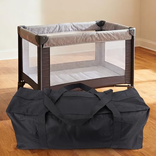 Goktvai Carry Bag for Graco Pack n Play, Oxford Cloth Foldable Duffle Bag with Zipper and Handle for Travel and Storage Accessories by Goktvai - Image 3