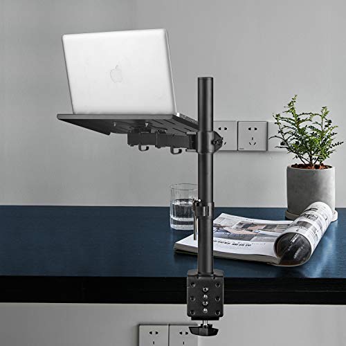 Suptek Full Motion Laptop Riser Desk Mount Stand With Grommet Option, Height Adjustable (400Mm), Fits Up To 17 Inch Notebooks, Vesa 100, Up To 22Lbs (Md6421Tp004) #TOP3