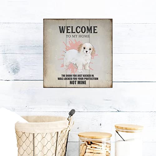 Plaque bois Collie Dog pour masquer un mur vide chambre - 6