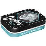 Und sind die Pfefferminz-Dragees einmal aufgebraucht, kann man gut andere Kleinigkeiten, Bonbons, Kleingeld und vieles mehr darin aufbewahren