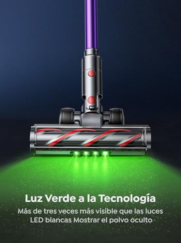 Image of INTETURE Cordless Vacuum Cleaner, 650W 55KPA 70 Mins Vacuum Cleaners for Home, Anti-Tangle Stick Vacuum with Touch Screen, Wall Mount Charging, Upgraded Vacuum Cordless for Pet Hair /Carpet /Floors