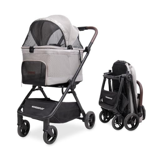 WonderFold Bella Pet Stroller - Autofold Design Lightweight