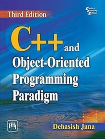 Buy C++ AND OBJECT-ORIENTED PROGRAMMING PARADIGM - THIRD EDITION Book ...