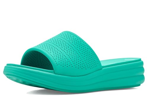 Image of Clarks Women's Drift Twist Cloudsteppers Wedge Sandal | Casual Sandals