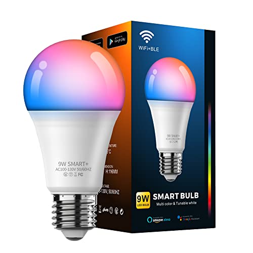 Vastpower Smart Light Bulbs, Rgb Warm White 2700K Smart Home Lighting Changing Wifi Smart Bulbs That Work With Alexa, Siri, Echo, Google Home (1 Pack) #TOP22
