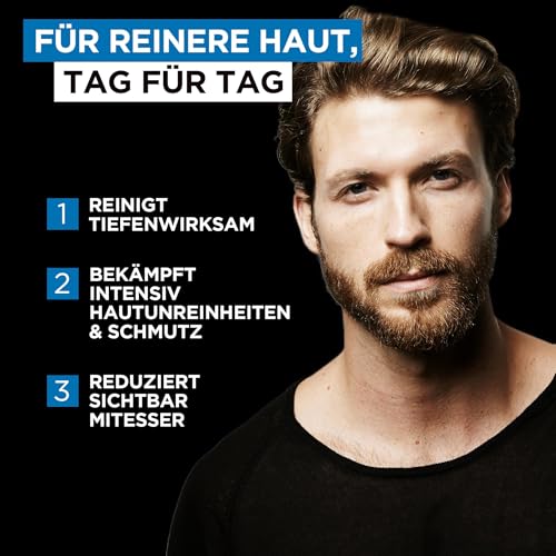 L'Oréal Men Expert Gesichtspeeling gegen unreine Haut für Männer, Face Scrub gegen Mitesser und Pickel Unreinheiten… – Ansicht 2