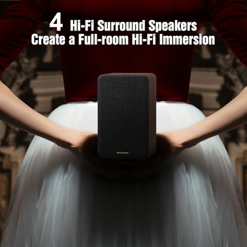 Image of Flagship True 5.1.4 Hi-Fi Dolby Atmos Surround Sound System with Subwoofer | 900W Home Theater Sound Bar for Smart TV, Hi-Fi Grade Crossover for Living Room Movie Night, Works with eARC, BT 5.4