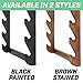 GoSports Outdoors Wall Mounted Firearm Display Rack - Holds 5 Rifles or Shotguns - Choose Your Style