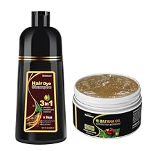 bablabear hair dye shampoo+batana oil