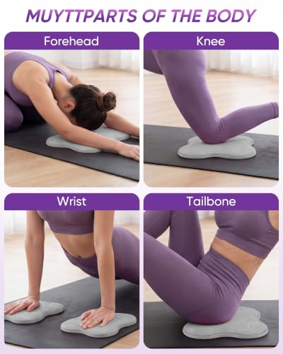 Image of 2-4 Pack Yoga Knee Pads, TPE Cushion for Pilates Exercise