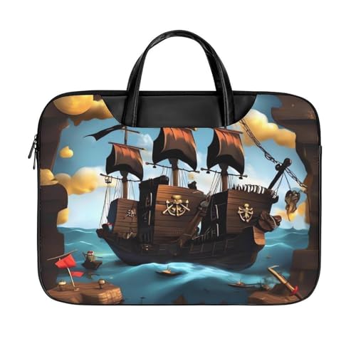 Bolso de hombro portátil para laptop 17 pulgadas impermeable miniatura 1