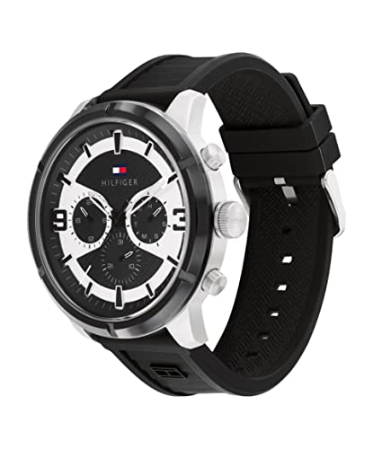 Image of Tommy Hilfiger Black Dial Analog Watch for Men