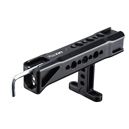 Camera Top Handle Hot Shoe for Cage, 3 Cold Shoe Mount for Light Mic Monitor Stand Arri Positioning Hole DSLR Digital Camera Cage Accessory Kits - Thumbnail 3