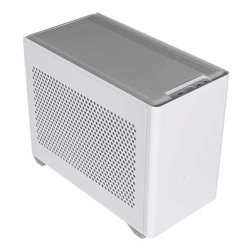 Cooler Master NR200 �z���C�g Mini-ITX PC�P�[�X�Ή� ����GPU�}�E���g �f�U�C�� ���f�B Nvidia RTX 5070 Ti | AMD RX 9070 XT�ASFX PSU ? ���t�����������A�ő�6�̃t�@���A�ʋC�p