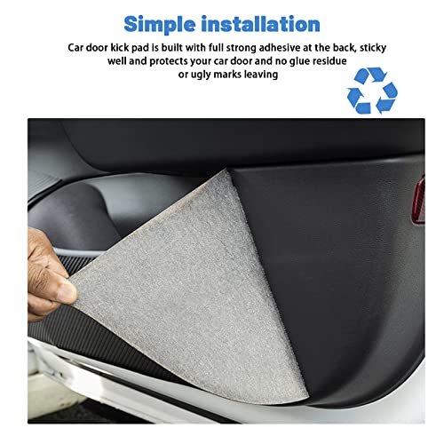 Shaohao Civic 2022 2023 Anti Kick Pads For 2022 2023 Honda Civic Car Door Kick Pad 2022 2023 Civic Door Protective Pad Carbon Fiber Car Door Guard Side Edge Protector Sticker For Honda Civic 2022 2023 #TOP5