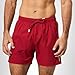 BOSS, Iconic Stripe Swim Trunks, Merry red, S