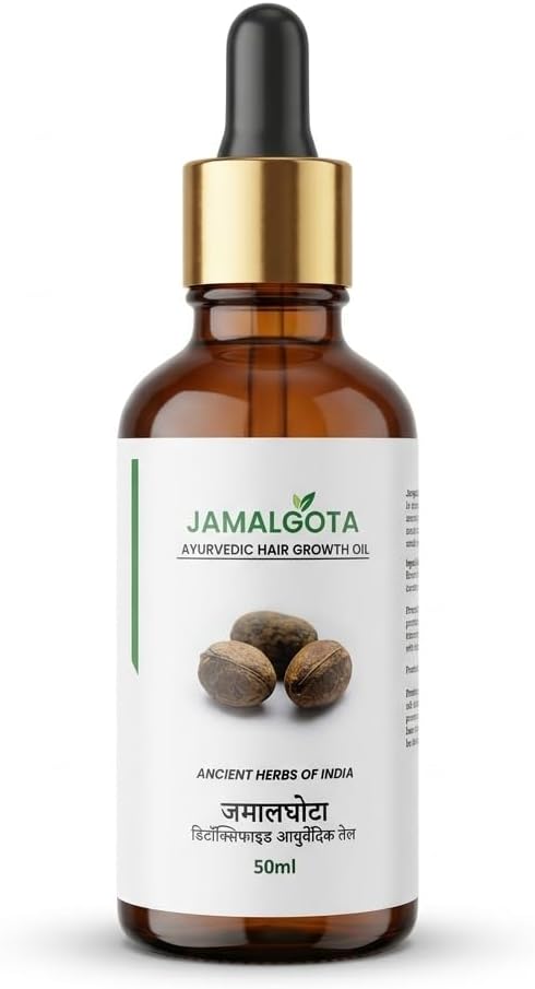 Jamalgota Ayurvedic Detoxifed Hair oil Treatmen for mele pattern baldness | Natural and Ayuredic ancient formula