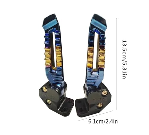 Repose-pieds moto universels pour cadre 125cc et 150cc - 6