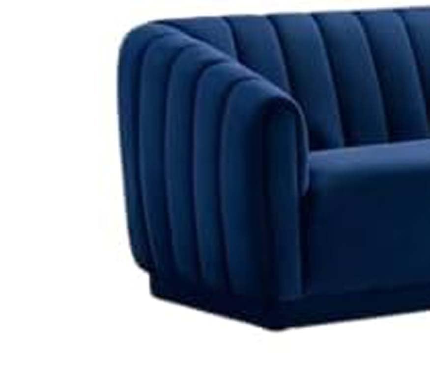 Image of Stylish & Modern Heavy Duty & Luxurious Traditional 3 Seater Sofa Chesterfield Sofa Arm Sofa Three Seater Sofa for Living Room Guest Room Hotels & Office. (Blue)