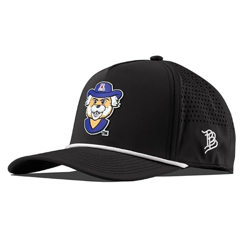 Branded Bills Officially Licensed x Arizona Wildcats Black 5-Panel Wilbur The Wildcat PVC